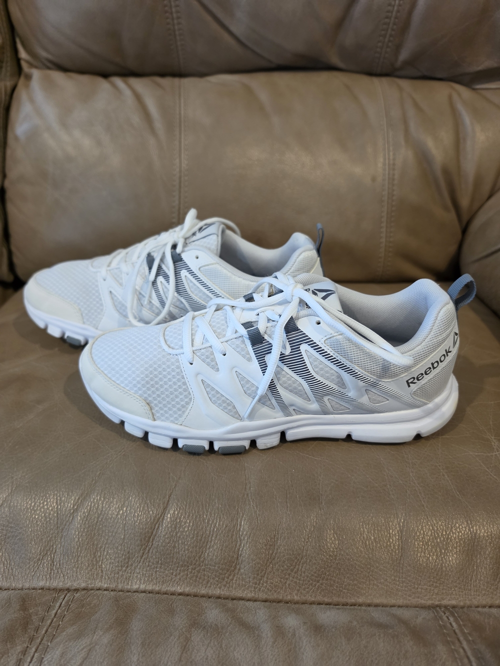 Reebok White Athletic Sneakers